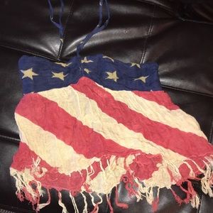 Beautiful over the neck 4th of July shirt